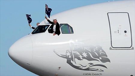 Un secuestro confuso de un avión de Virgin Australia